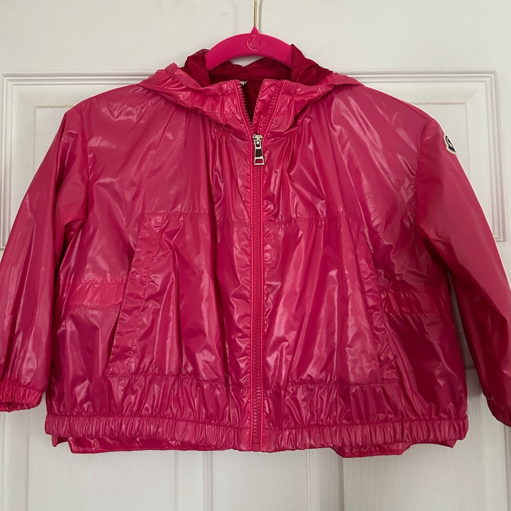 Toddler Girls Moncler Raincoat